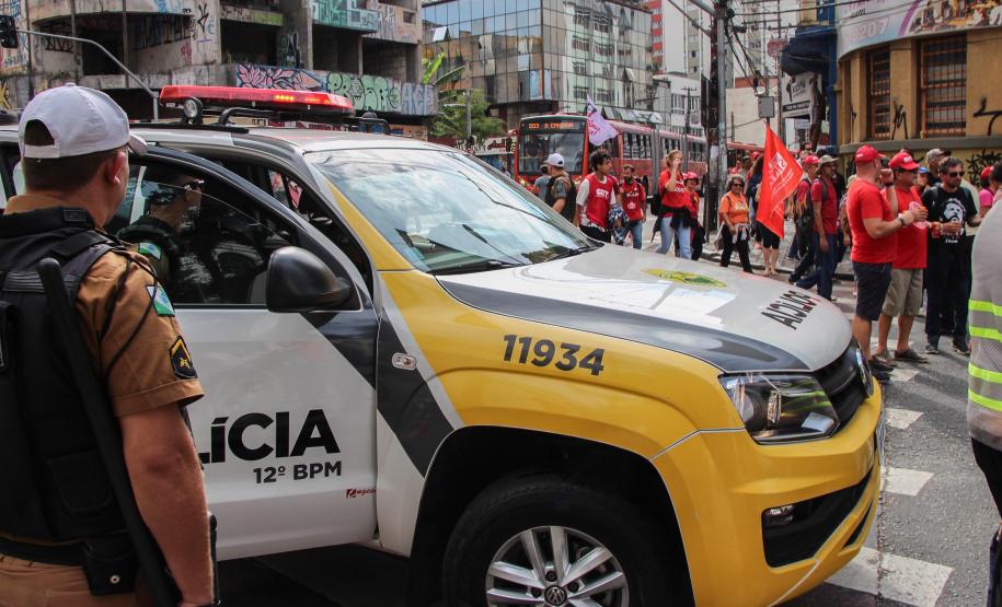 Curitiba, 01 de maio de 2018. Manifestações do Dia do Trabalho