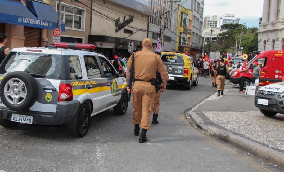 Curitiba, 01 de maio de 2018. Manifestações do Dia do Trabalho