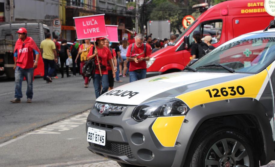 Curitiba, 01 de maio de 2018. Manifestações do Dia do Trabalho