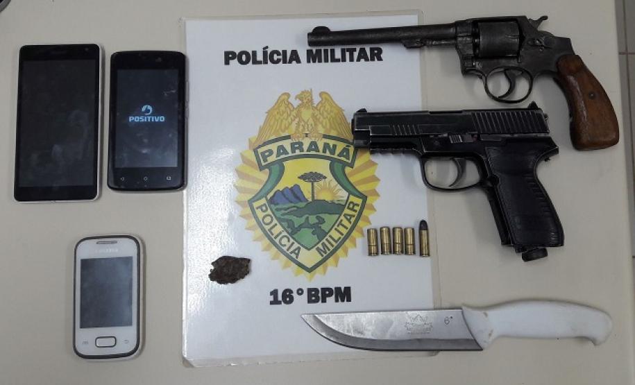 PM evita roubo a pizzaria e encaminha cinco suspeitos em Guarapuava, no Centro-Sul do estado PM evita roubo a pizzaria e encaminha cinco suspeitos em Guarapuava, no Centro-Sul do estado