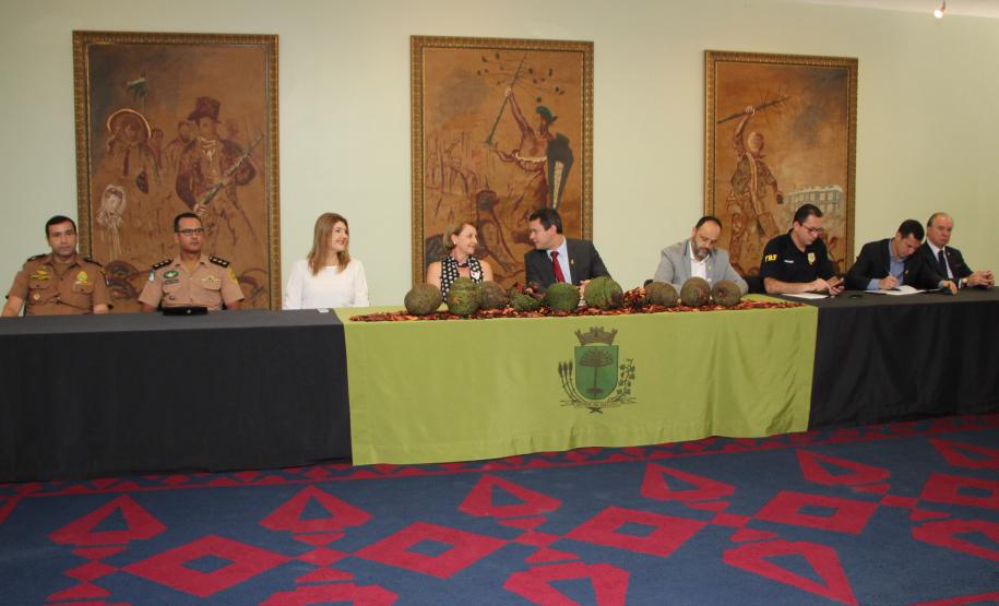 Curitiba, 04 de maio de 2018. Lançamento Maio Amarelo