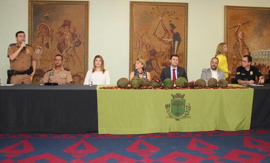 Curitiba, 04 de maio de 2018. Lançamento Maio Amarelo