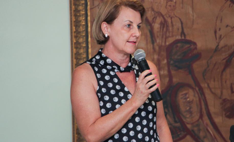 Curitiba, 04 de maio de 2018. Lançamento Maio AmareloSecretária Municipal de Saúde Márcia Cecília Huçulak