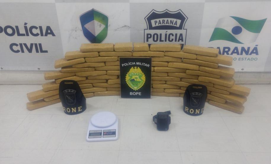 BOPE apreende mais de 170 kg de maconha em ocorrências distintas na Capital e RMC