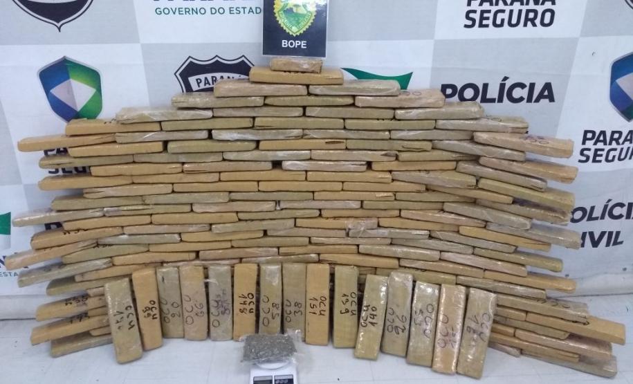 Mais de uma tonelada de drogas é retirada das ruas pelo BOPE em abril