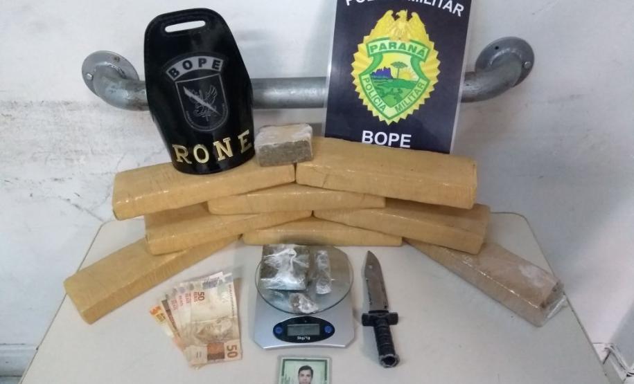 Mais de uma tonelada de drogas é retirada das ruas pelo BOPE em abril