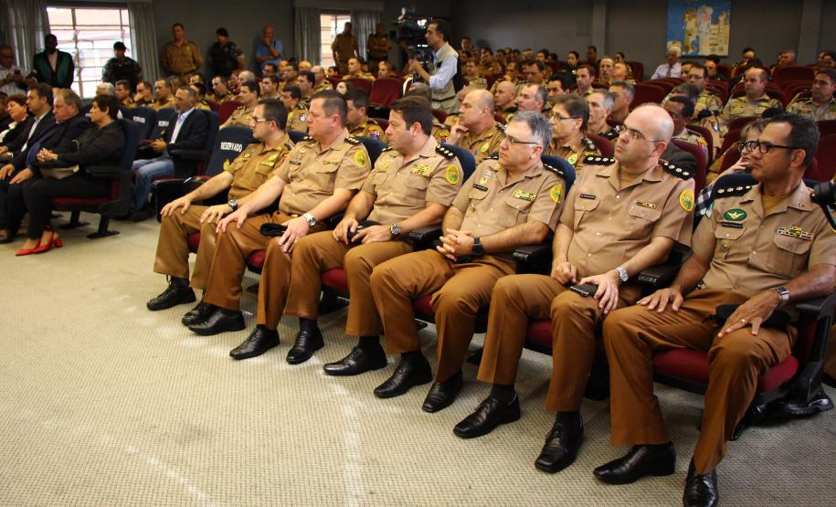 Curitiba, 07 de maio de 2018. Visita da Governadora e assinatura de Emenda No QG