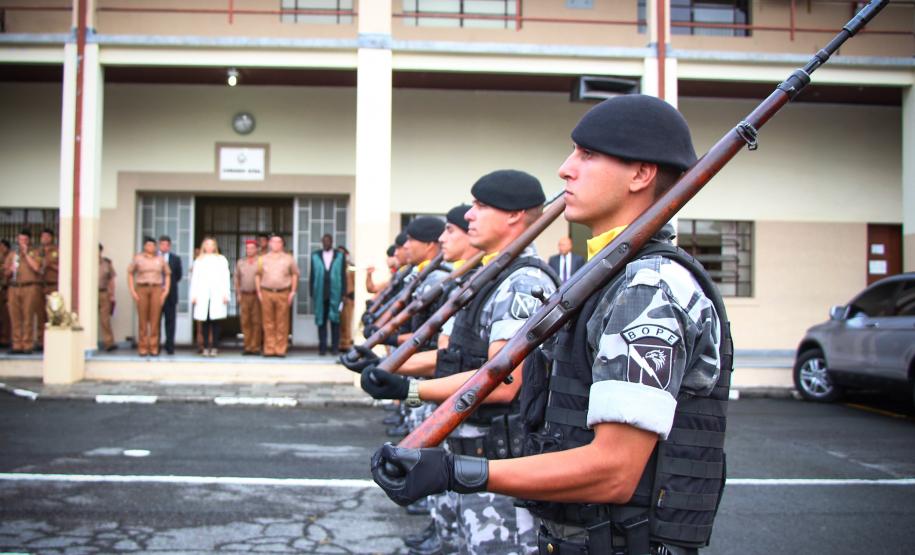 Curitiba, 07 de maio de 2018. Visita da Governadora e assinatura de Emenda No QG