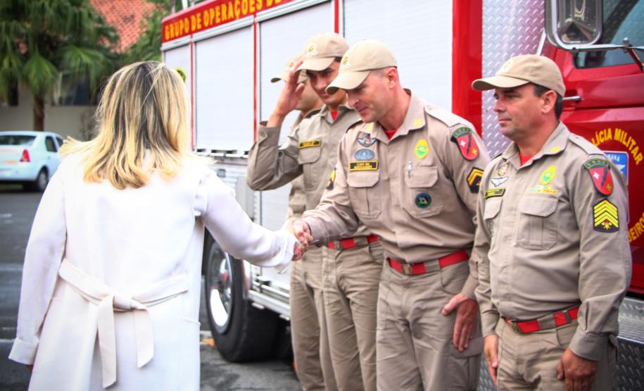 Curitiba, 07 de maio de 2018. Visita da Governadora e assinatura de Emenda No QG