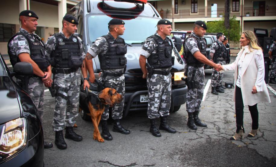 Curitiba, 07 de maio de 2018. Visita da Governadora e assinatura de Emenda No QG
