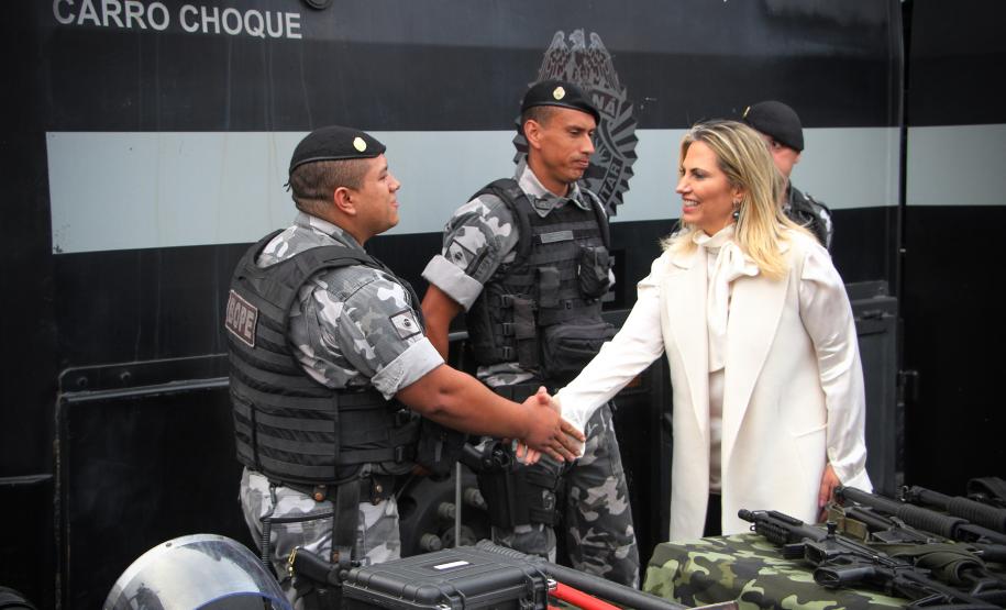 Curitiba, 07 de maio de 2018. Visita da Governadora Cida Borghetti e Assinatura de Emenda pela Deputada Federal Christiane Yared