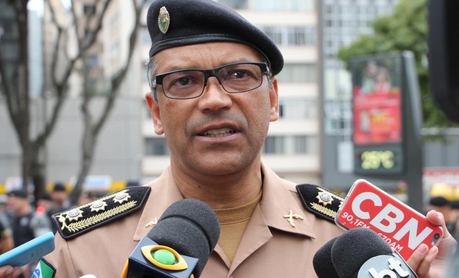 Curitiba, 11 de maio de 2018. Lançamento da Operação Tiradentes IISubcomandante-Geral Arildo Luis Dias