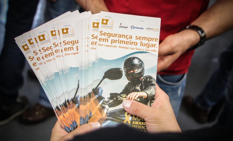 Curitiba, 12 de maio de 2018. Campanha Maio AmareloSubcomandante Geral da PMPR Arildo Luis Dias