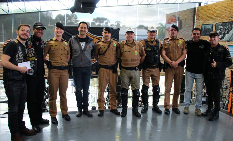 Curitiba, 12 de maio de 2018. Campanha Maio AmareloSubcomandante Geral da PMPR Arildo Luis Dias