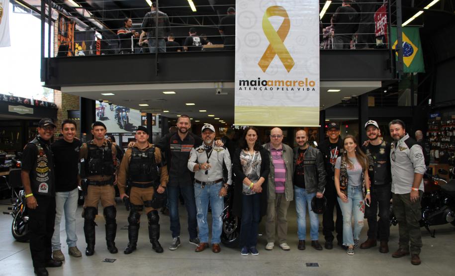 Curitiba, 12 de maio de 2018. Campanha Maio AmareloSubcomandante Geral da PMPR Arildo Luis Dias