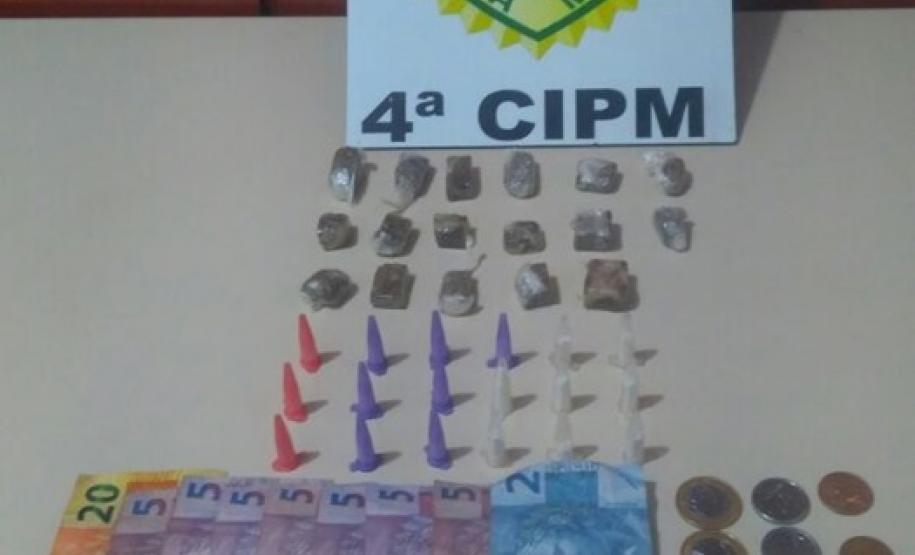 No Norte do estado, PM apreende adolescente e drogas após denúncia No Norte do estado, PM apreende adolescente e drogas após denúncia