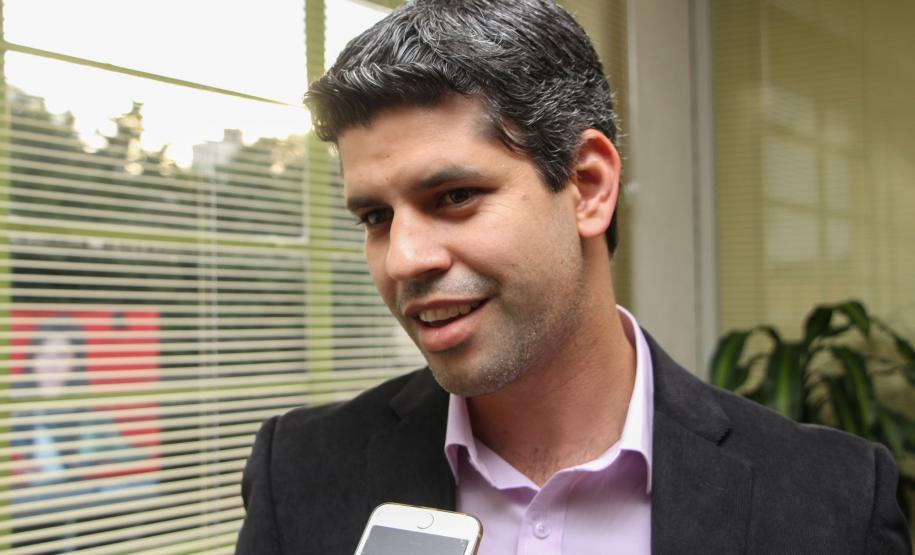 Curitiba, 16 de maio de 2018. Comandante recebe prefeito e vereadores em seu gabinetePrefeito de Terra Rica Julio Cesar da Silva Leite