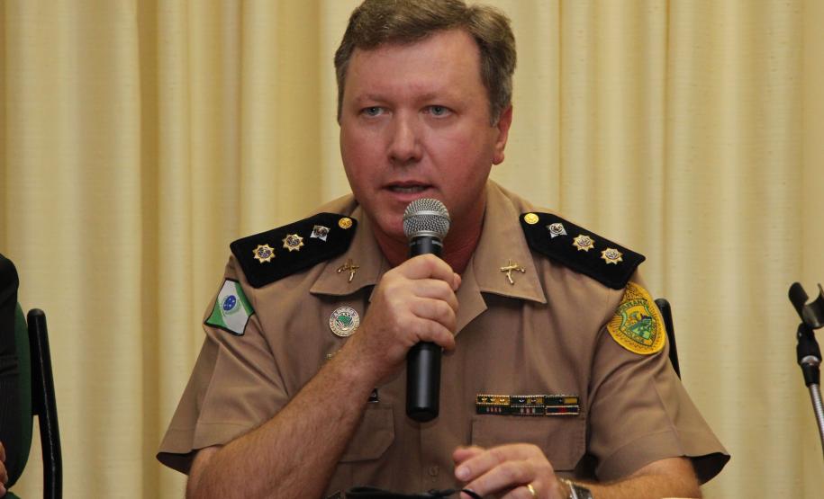 Curitiba, 18 de maio de 2018. Reunião Rede de Proteção Campanha não engole o choroCoronel Vanderley Rothenburg