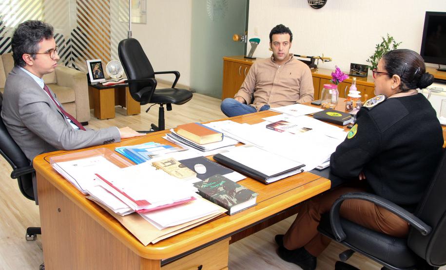 Curitiba, 23 de maio de 2018. Reunião entre CG e o deputado estadual Bernado Ribas Carli