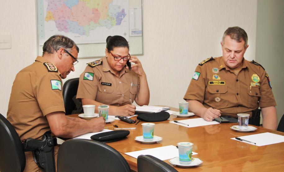 Comandante-Geral da PM do Paraná participa de videoconferência com as Polícias Militares de Santa Catarina e Rio Grande do Sul
