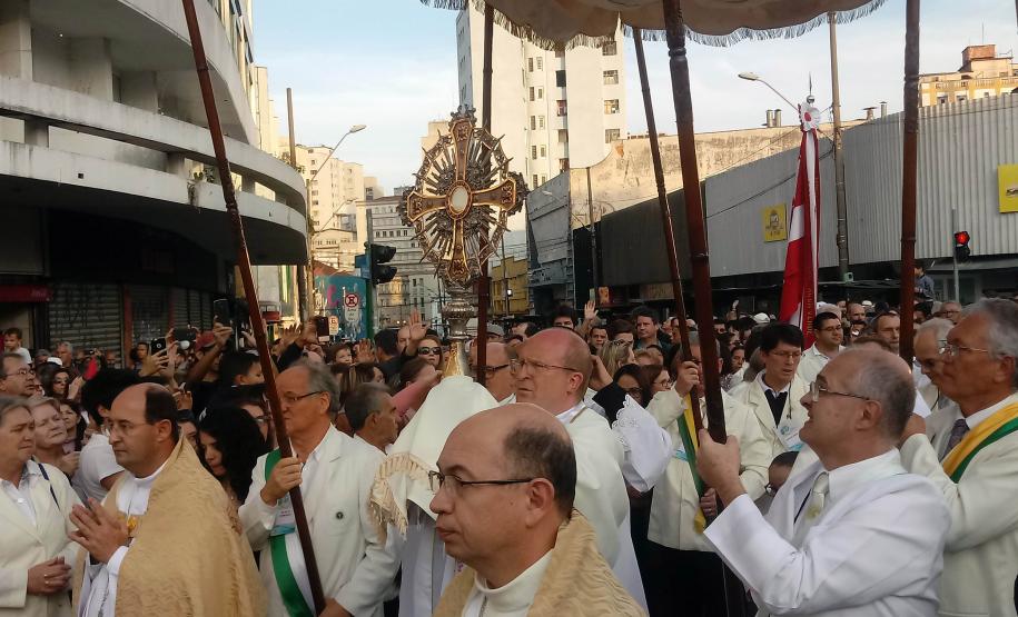 Curitiba, 31 de maio de 2018. Procissão Corpus Christi