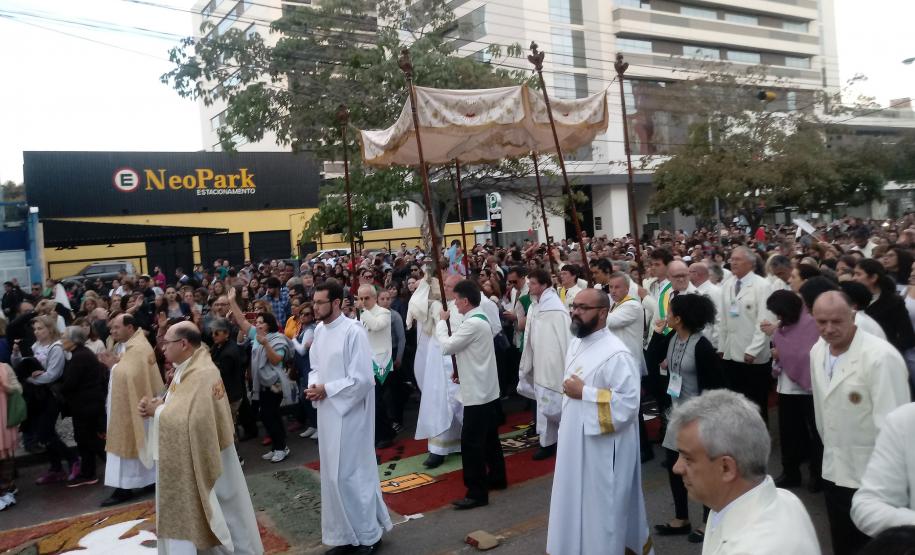 Curitiba, 31 de maio de 2018. Procissão Corpus Christi