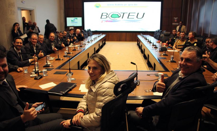 Curitiba 05 de junho de 2018 - Entrega de motos ao BPRv.