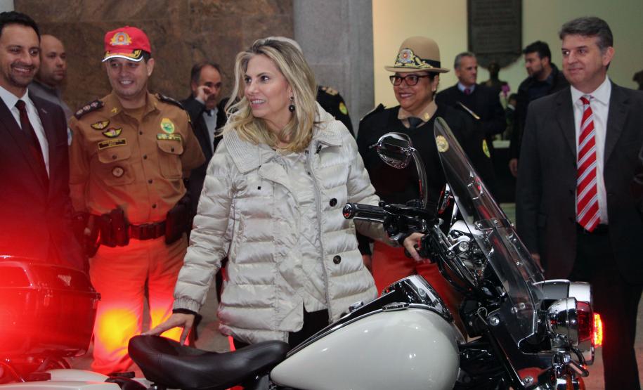 Curitiba 05 de junho de 2018 - Entrega de motos ao BPRv.