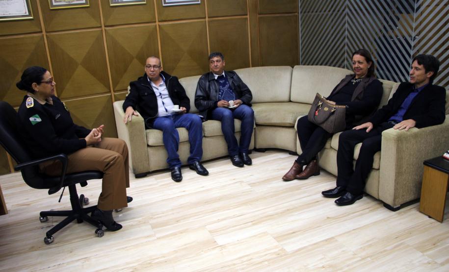 Curitiba 07 de junho de 2018 - Visita gabinete QCG.