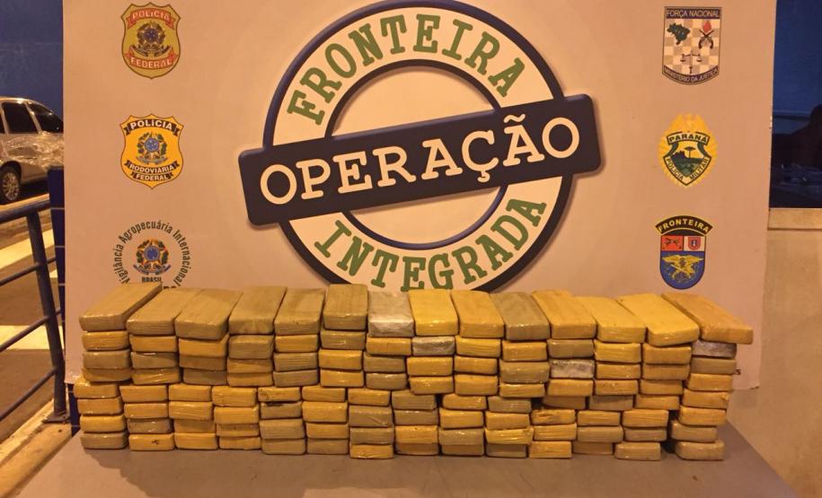 Durante Operação Fronteira Integrada, BPFron apreende 173 quilos de maconha no Oeste do estado Durante Operação Fronteira Integrada, BPFron apreende 173 quilos de maconha no Oeste do estado