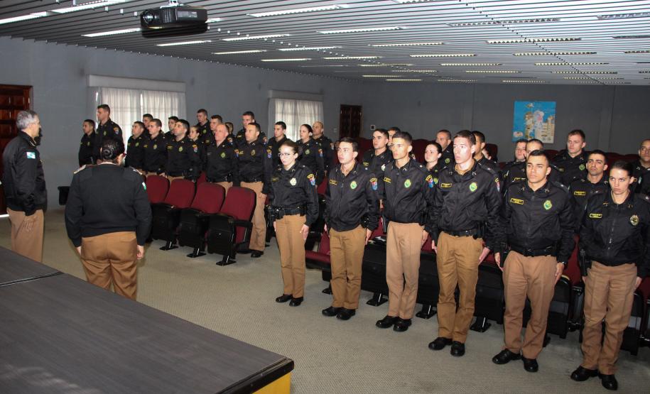 Curitiba, 18 de junho de 2018. Apresentação e escolha das unidades de trabalho dos Aspirantes 2018