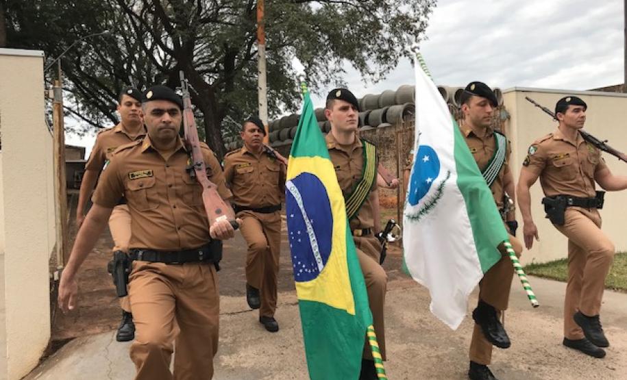Solenidade comemora 50 anos do batalhão da PM de Cruzeiro do Oeste