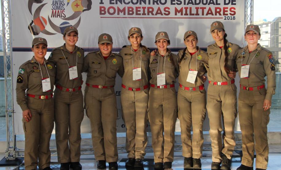 Curitiba, 28 de junho de 2018. 1º Encontro Estadual de Bombeiras Militares