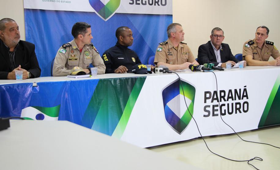 Curitiba, 29 de junho de 2018 - Coletiva Operação esforço integrado.