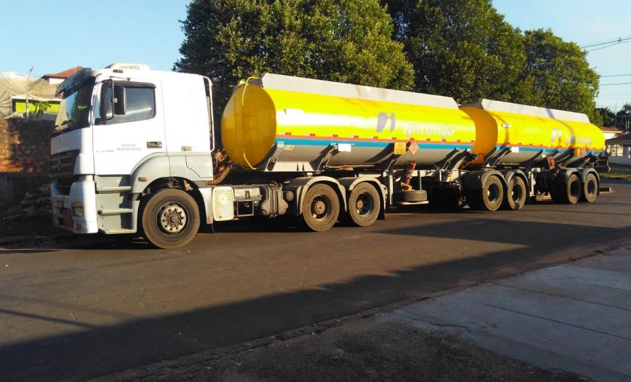 Em Rondon, no Noroeste do Paraná, Polícia Militar recupera caminhão roubado