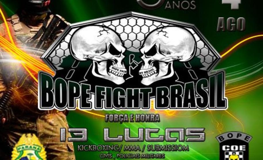 PAUTA DIA 04/08 – 20H – BOPE Fight Brasil reúne militares estaduais para comemorar o aniversário da PM