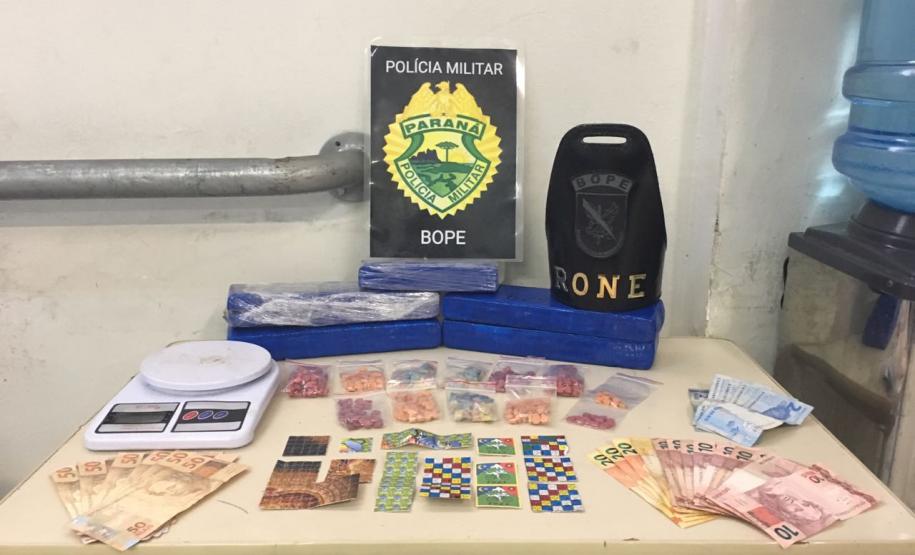 BOPE apreende quase 600 comprimidos de ecstasy em residência do Alto Boqueirão, na Capital