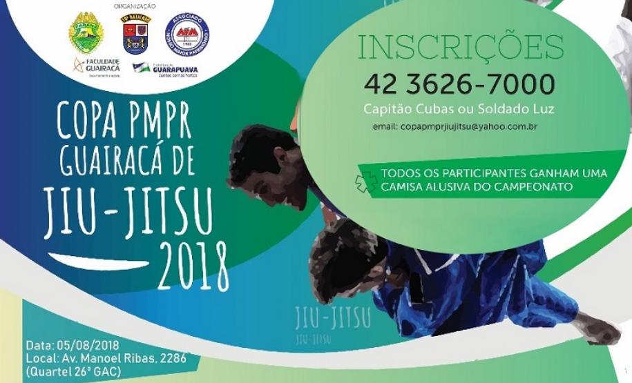 Copa PMPR de jiu-jitsu movimenta Guarapuava em agosto Copa PMPR de jiu-jitsu movimenta Guarapuava em agosto