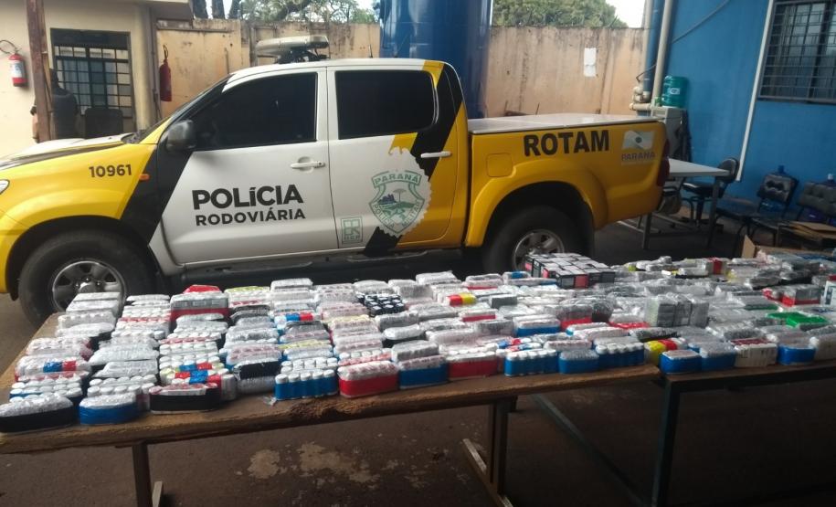 Cerca de R$ 1,2 milhão em produtos contrabandeados são apreendidos no Norte do Paraná