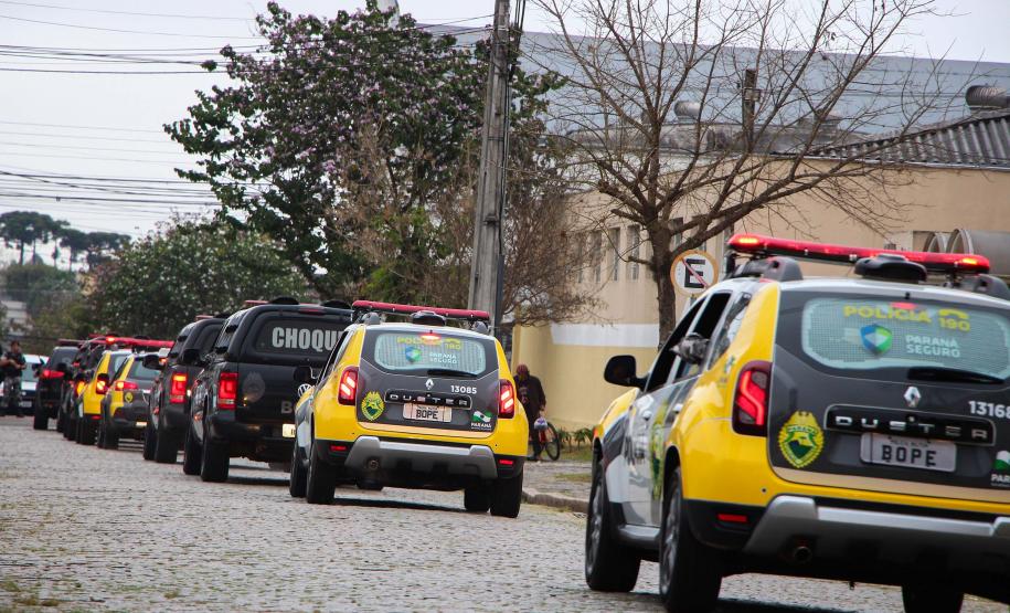 Curitiba, 03 de agosto de 2018. Operação Pagamento BOPE