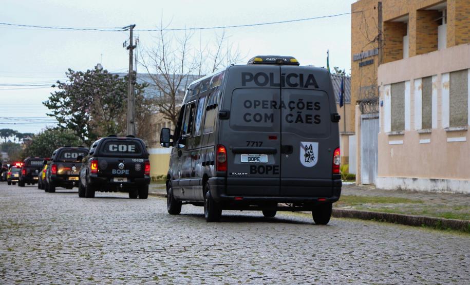 Curitiba, 03 de agosto de 2018. Operação Pagamento BOPE