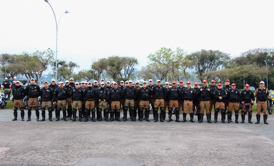 Curitiba, 04 de agosto de 2018. Passeio Motociclístico