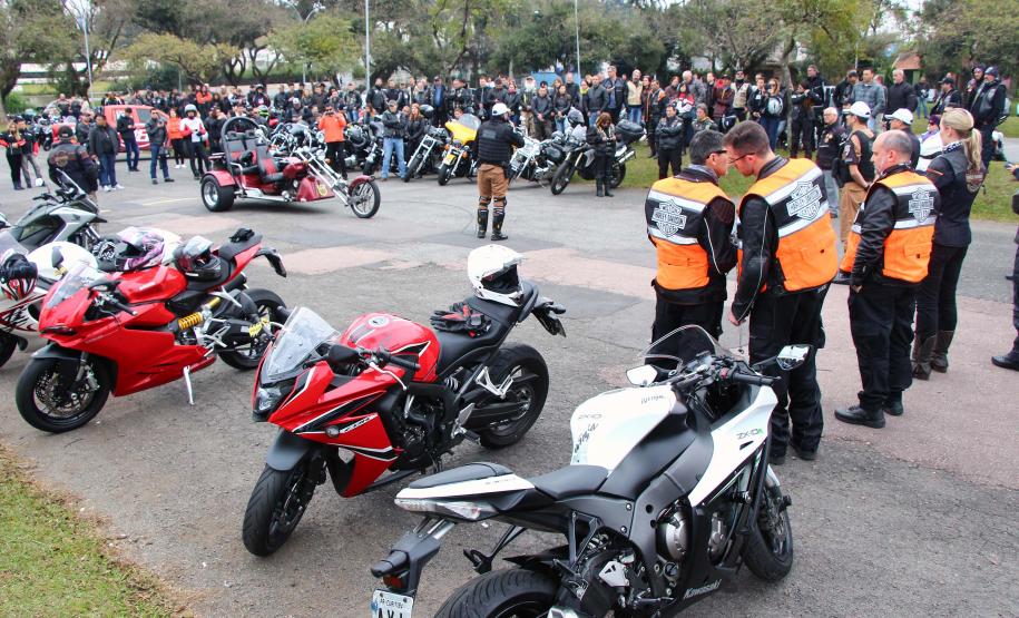 Curitiba, 04 de agosto de 2018. Passeio Motociclístico