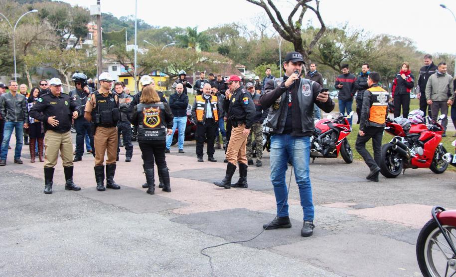 Curitiba, 04 de agosto de 2018. Passeio Motociclístico