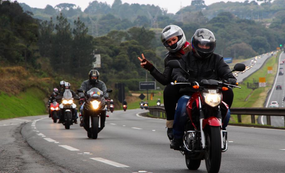 Curitiba, 04 de agosto de 2018. Passeio Motociclístico