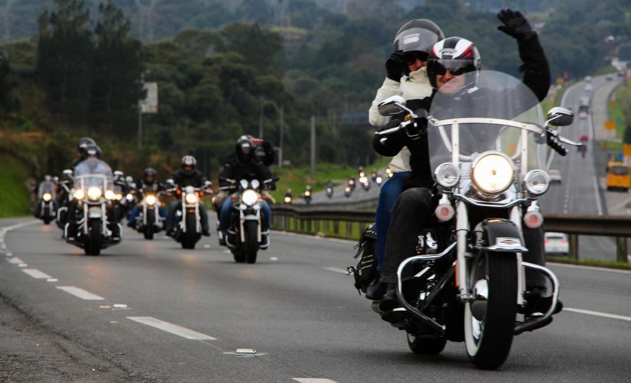 Curitiba, 04 de agosto de 2018. Passeio Motociclístico