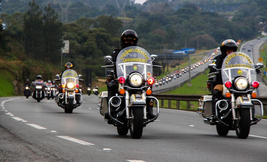 Curitiba, 04 de agosto de 2018. Passeio Motociclístico