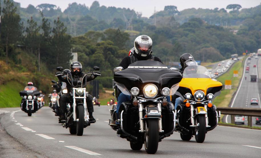 Curitiba, 04 de agosto de 2018. Passeio Motociclístico