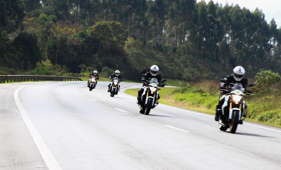 Curitiba, 04 de agosto de 2018. Passeio Motociclístico