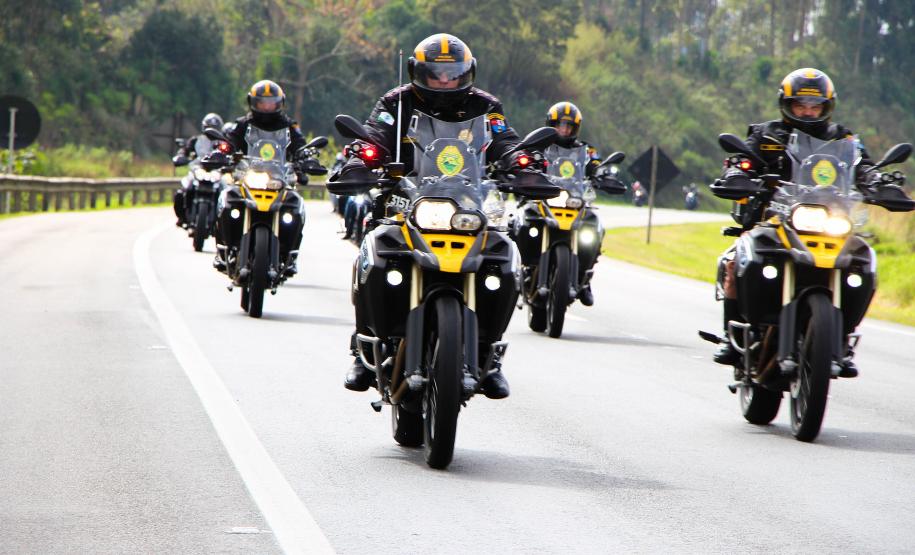 Curitiba, 04 de agosto de 2018. Passeio Motociclístico